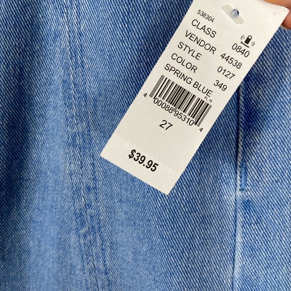 PacSun Light Blue Denim Mini Skirt - Picture 4 of 6